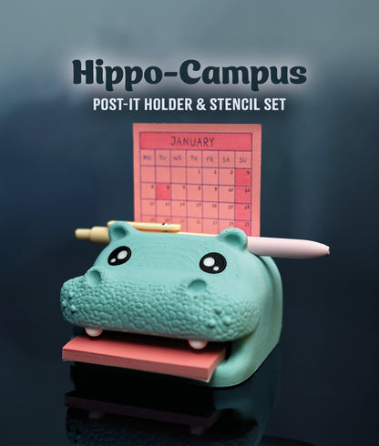 Hippo-Campus Desk Organizer