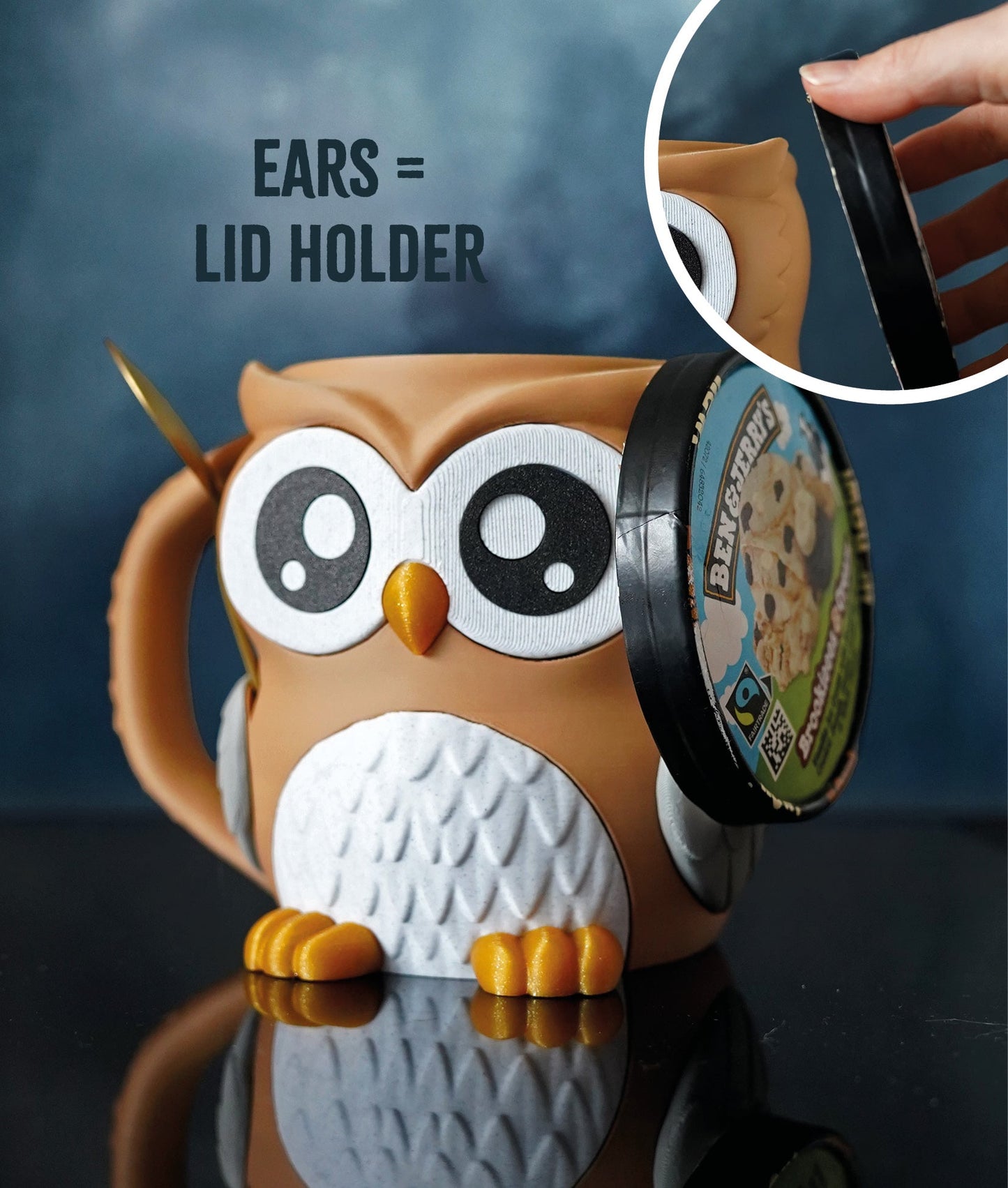 Owlfonso the Owl Ice Pint Holder