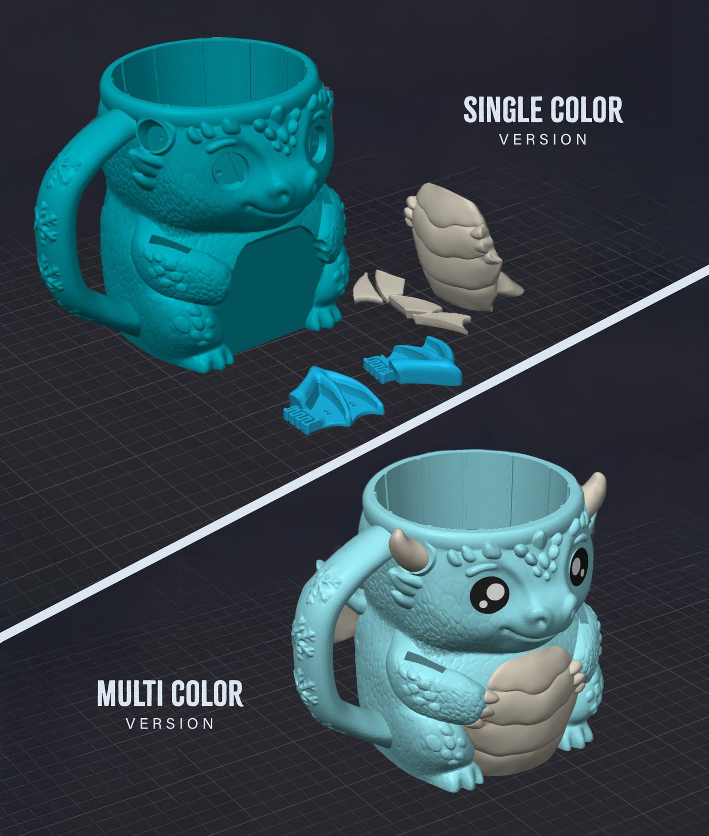Diego the Dragon Ice Pint Holder