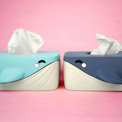 Bubbles the Whale Tissue Box